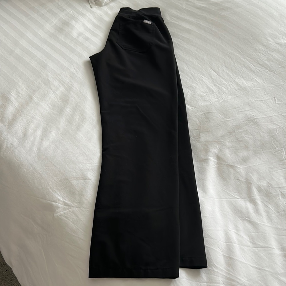 Figs Livingston High Waist Bottom Small Black
